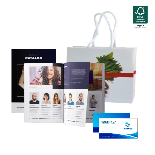 FSC Certified Paper printing (Notebook/ Brochures/ Paper Bag)